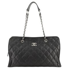 Chanel French Riviera Tote Quilted Caviar Large