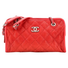 Chanel French Riviera Tote Quilted Caviar Small