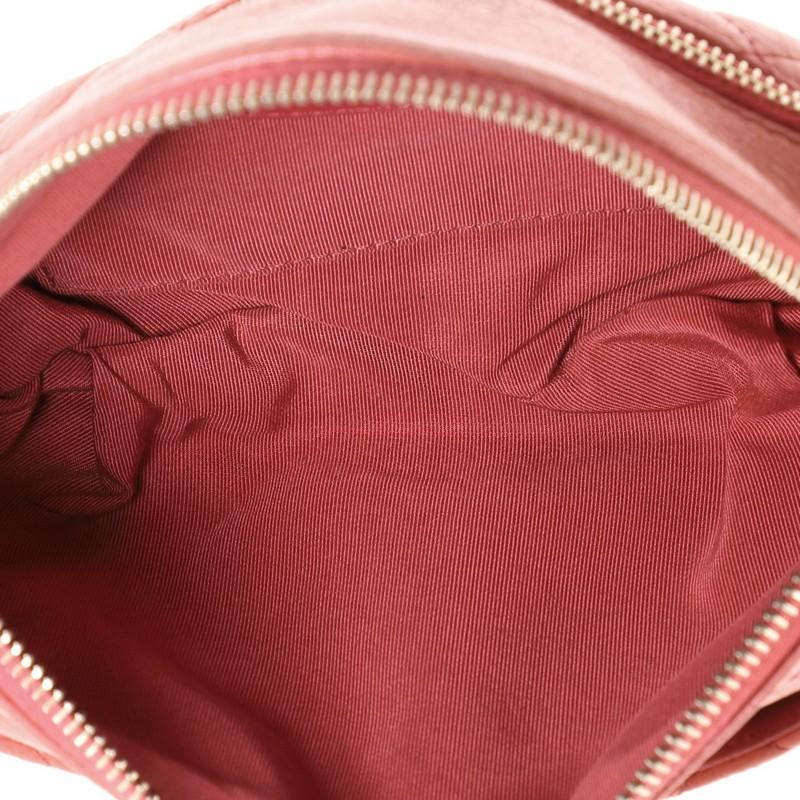 Women's or Men's Chanel Front Pocket Waist Bag Quilted Crumpled Calfskin