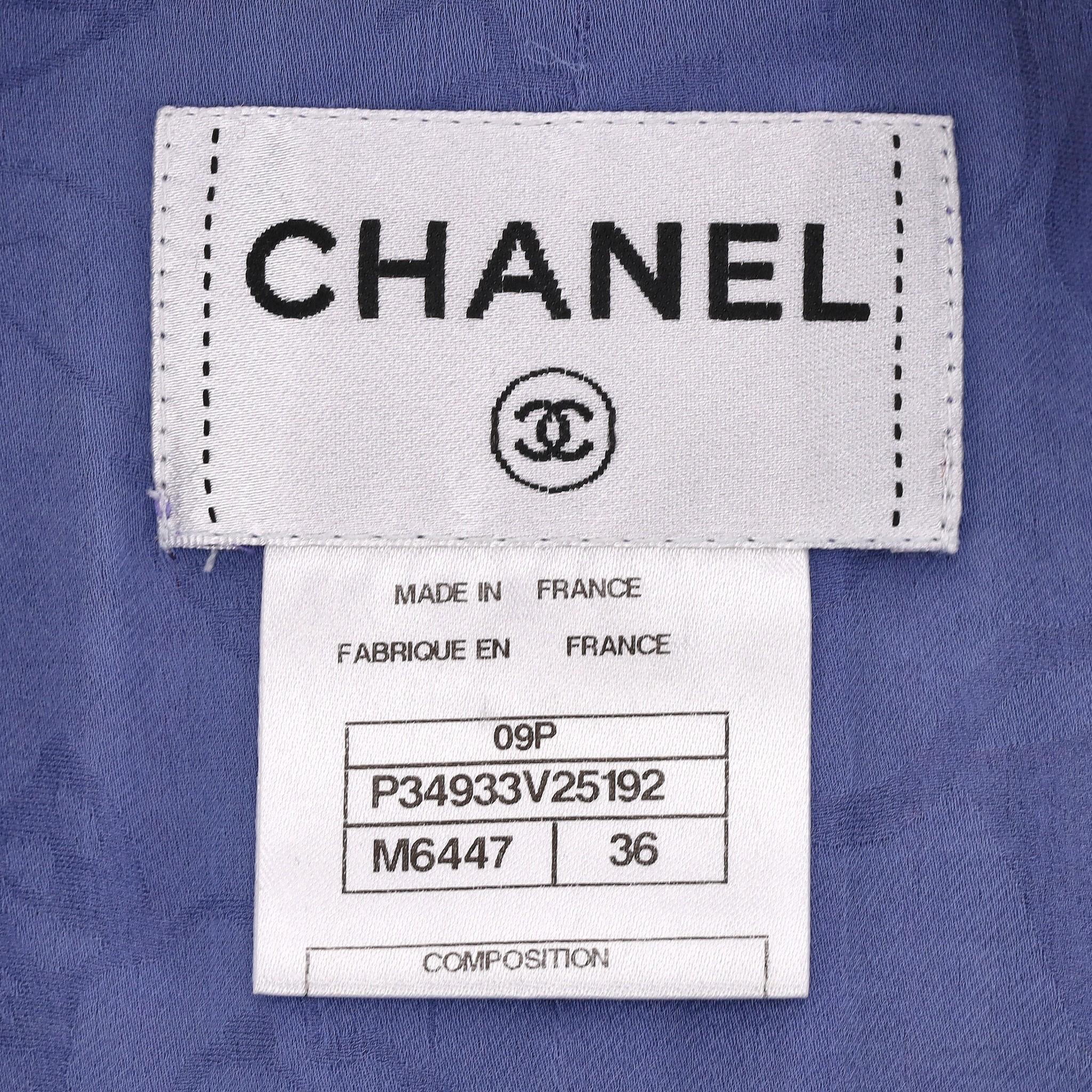 Chanel Front Zip Multicoloured Tweed Dress For Sale 2