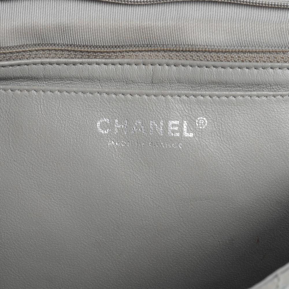 Chanel Frosty Mint Quilted Leather Maxi Classic Double Flap Bag 5