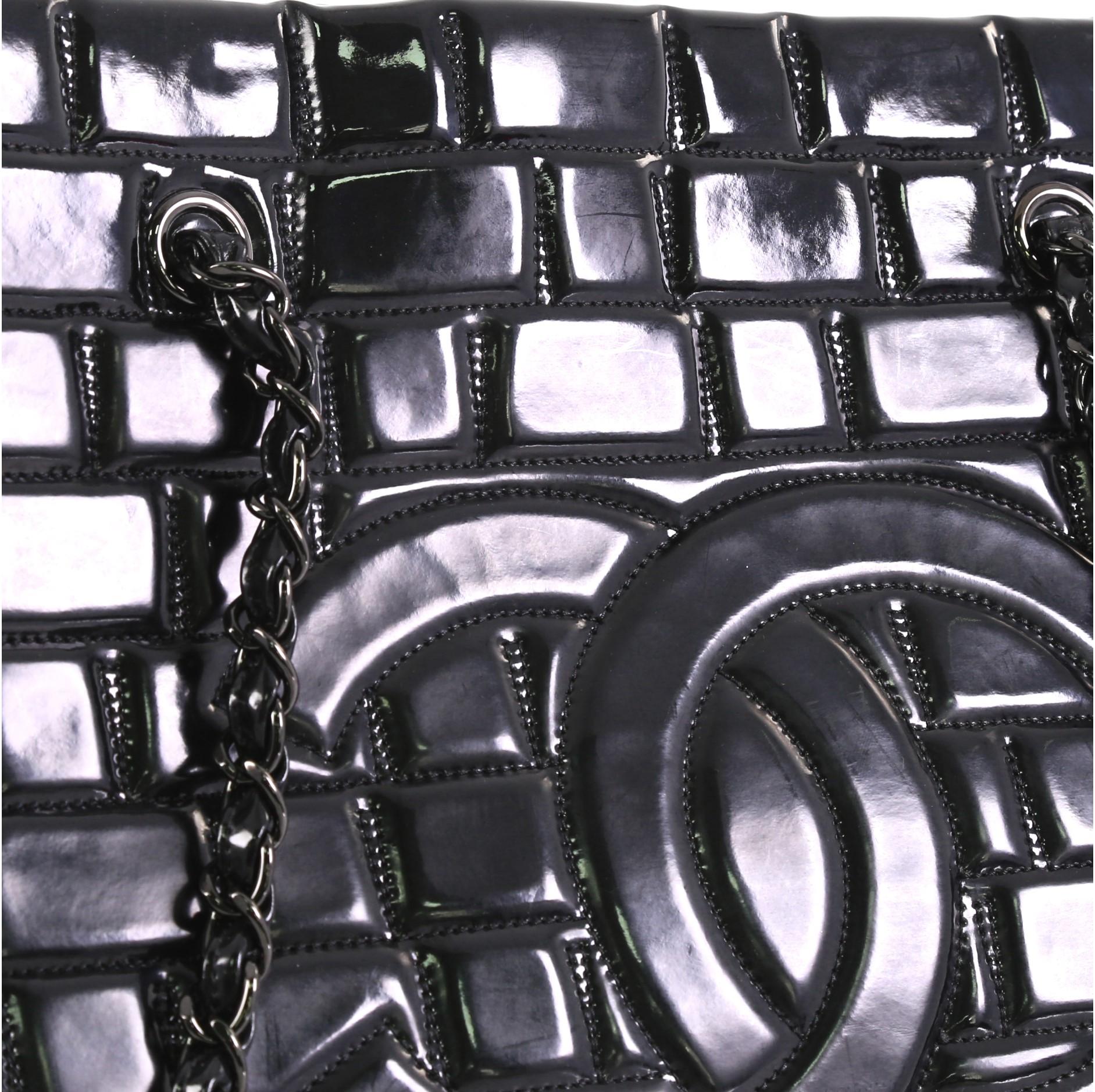 Chanel Frozen Tote Quilted Vinyl Large 2