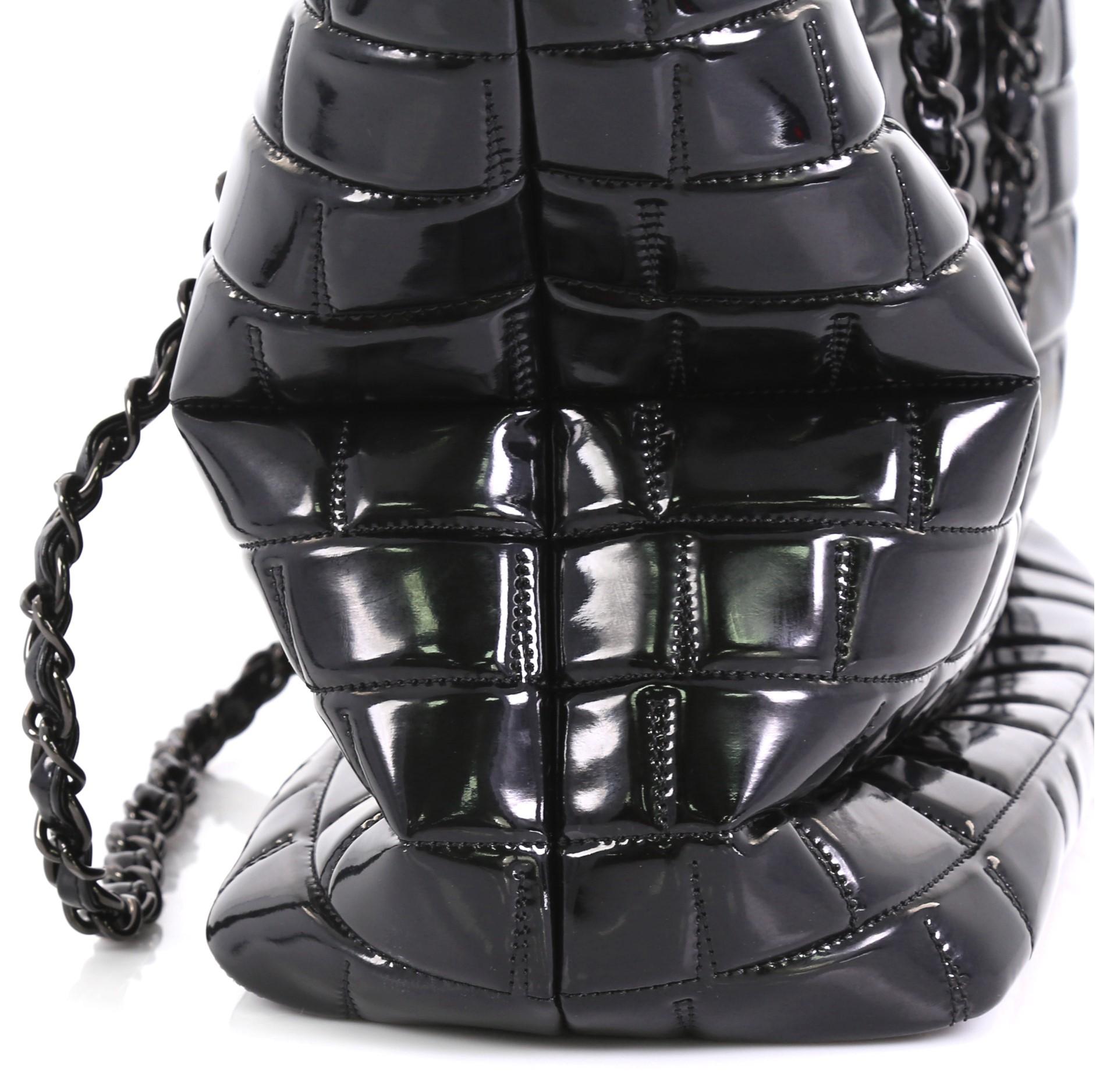 Chanel Frozen Tote Quilted Vinyl Large 3