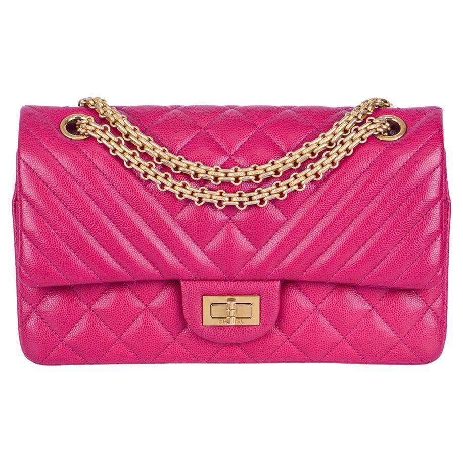 Chanel 19 Neon Pink Handbag at 1stDibs | pink chanel 19 bag, chanel 19 ...