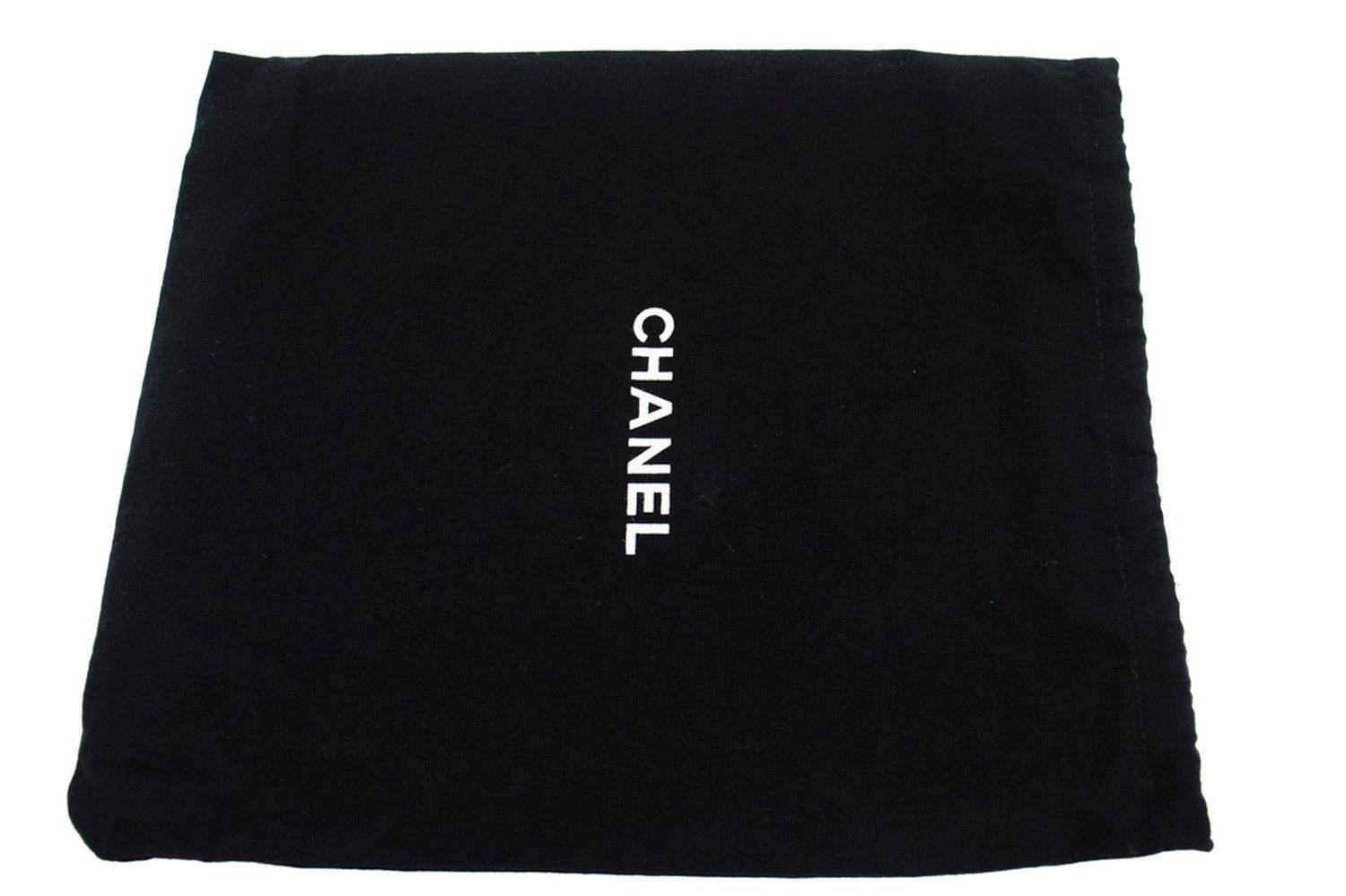CHANEL Full Chain Flap Shoulder Bag Black Clutch Quilted Lambskin For Sale 13
