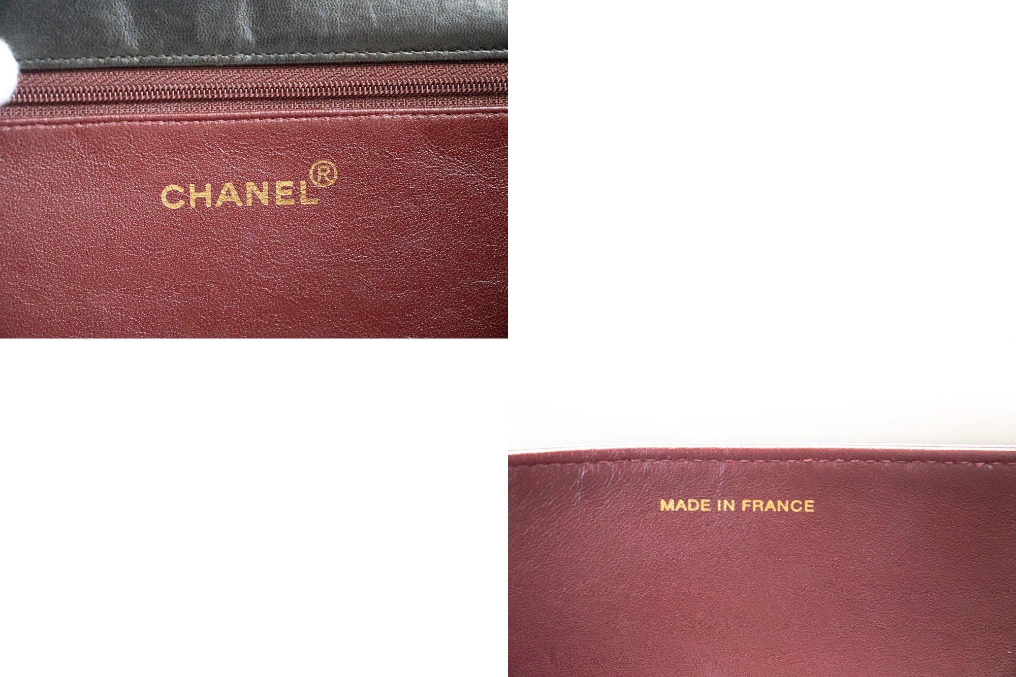 CHANEL Full Chain Flap Shoulder Bag Black Clutch Quilted Lambskin 4