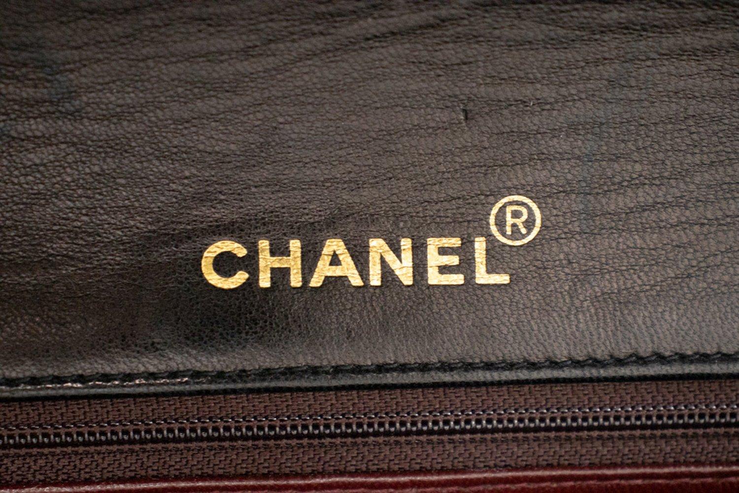 CHANEL Full Chain Flap Shoulder Bag Black Quilted Lambskin For Sale 11