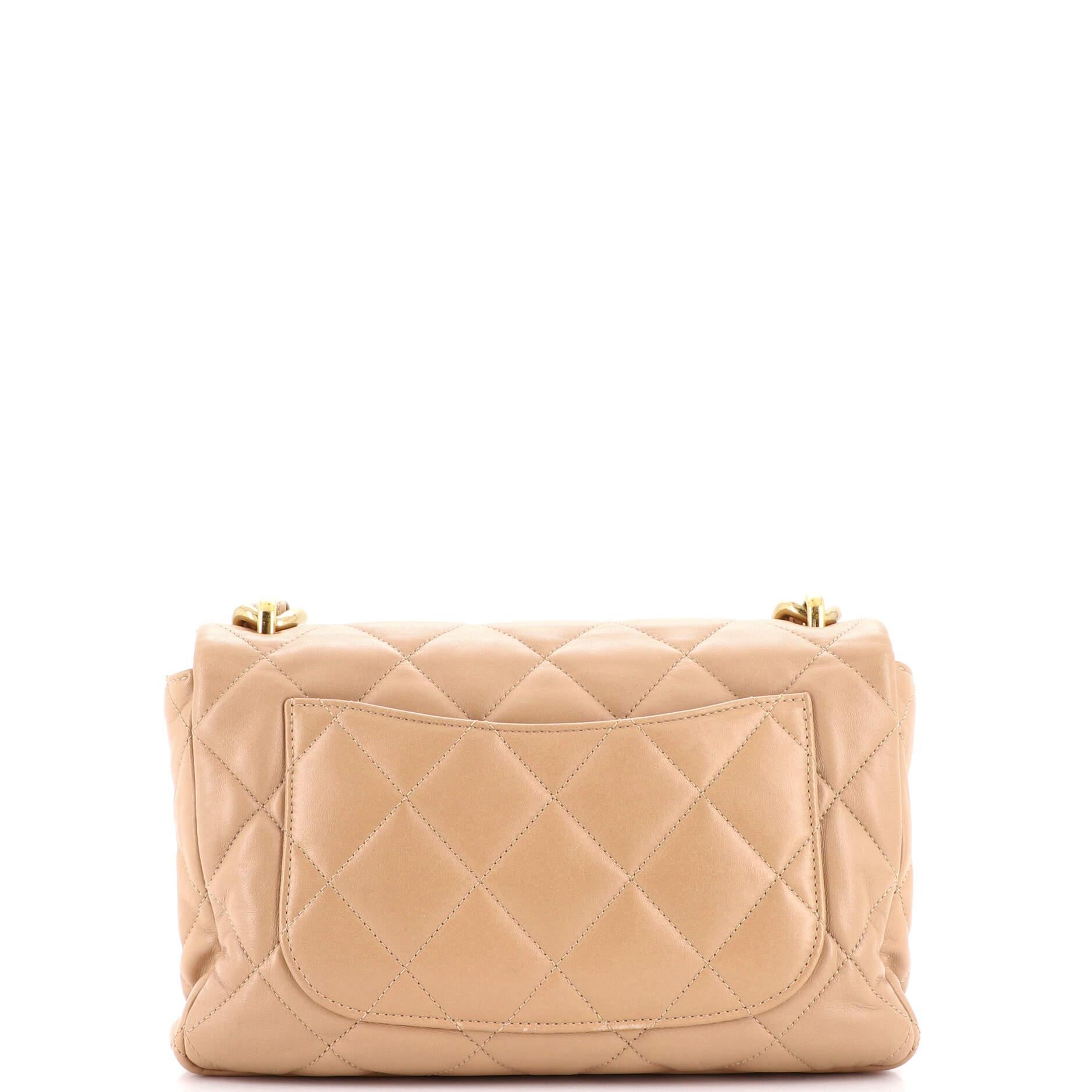 Chanel Funky Town Flap Bag Quilted Lambskin Large In Good Condition In NY, NY