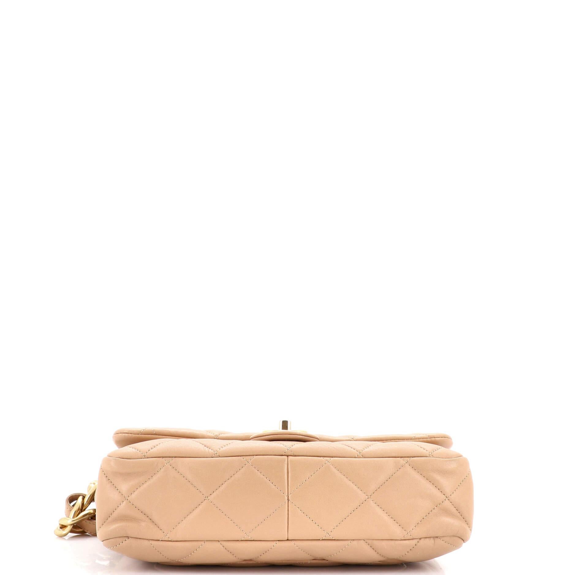 Women's or Men's Chanel Funky Town Flap Bag Quilted Lambskin Large