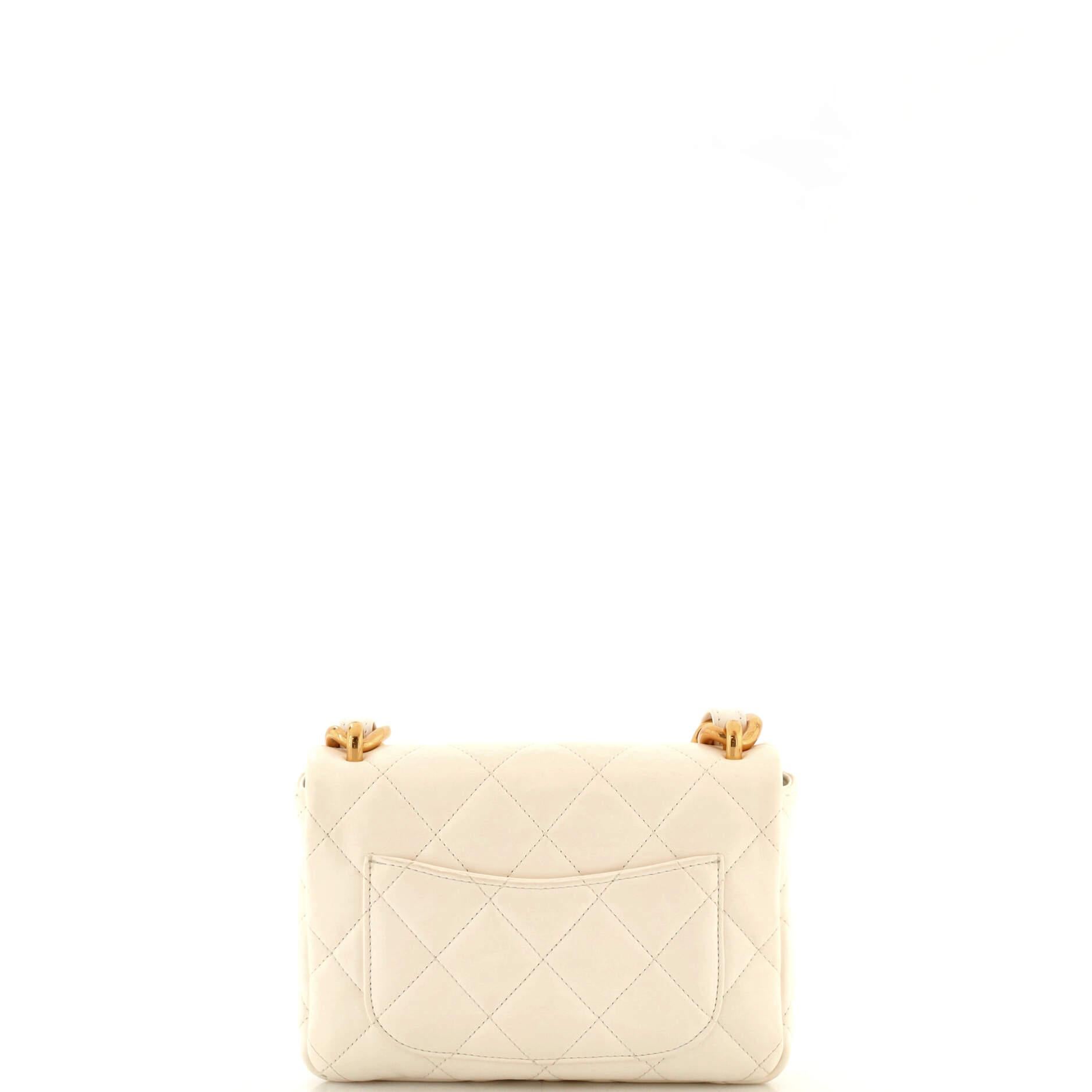 Women's or Men's Chanel Funky Town Flap Bag Quilted Lambskin Small