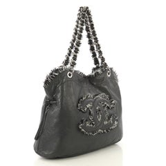 Chanel Funny Tweed Bon Bon Tote Lambskin Large