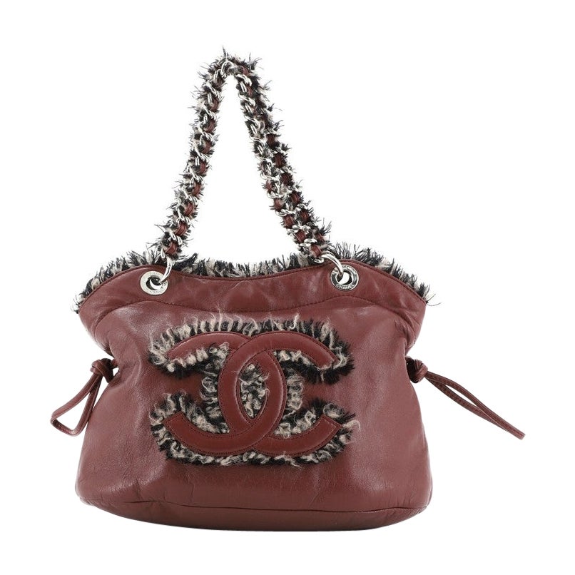 Chanel Funny Tweed Bon Bon Tote Lambskin Small