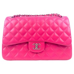 Pink Chanel Jumbo - 13 For Sale on 1stDibs  chanel pink jumbo, chanel  jumbo pink, chanel pink jumbo flap