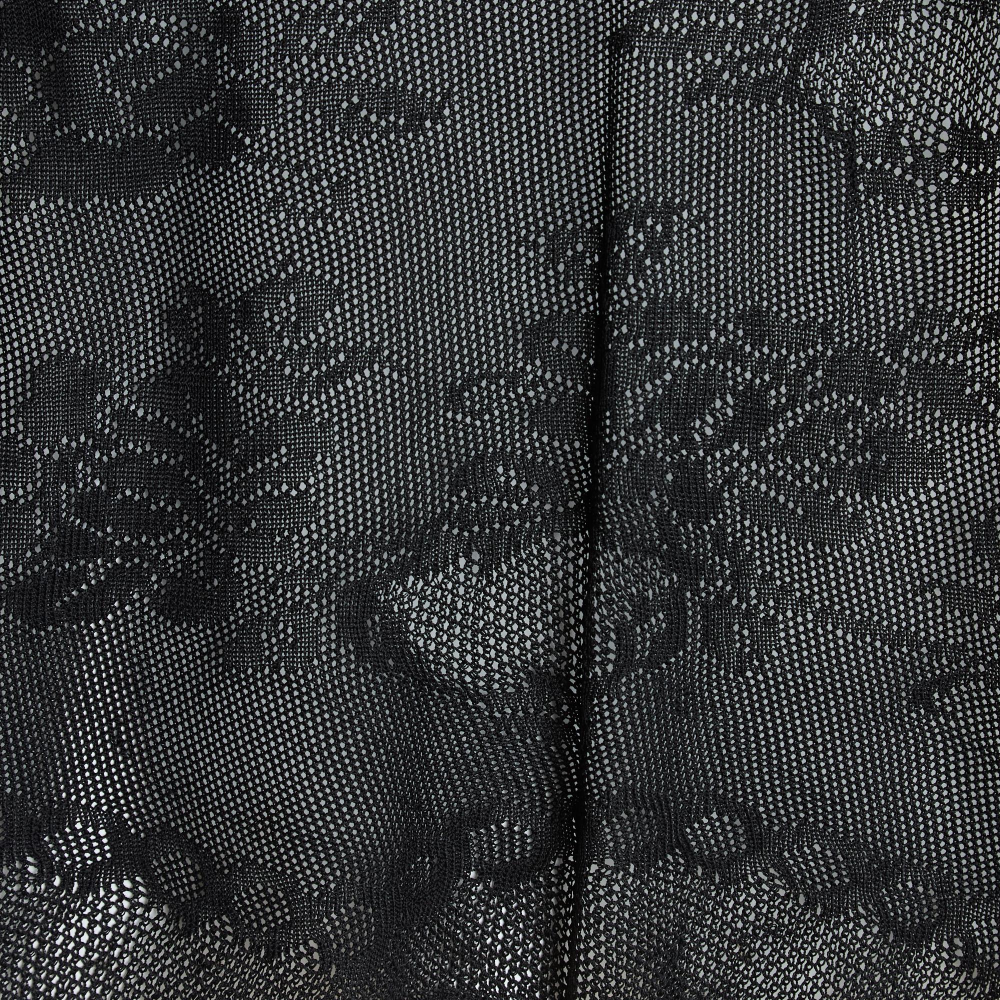 Women's Chanel FW 2005 Top dentelle FR46 Floral lace top UK18 US16 For Sale