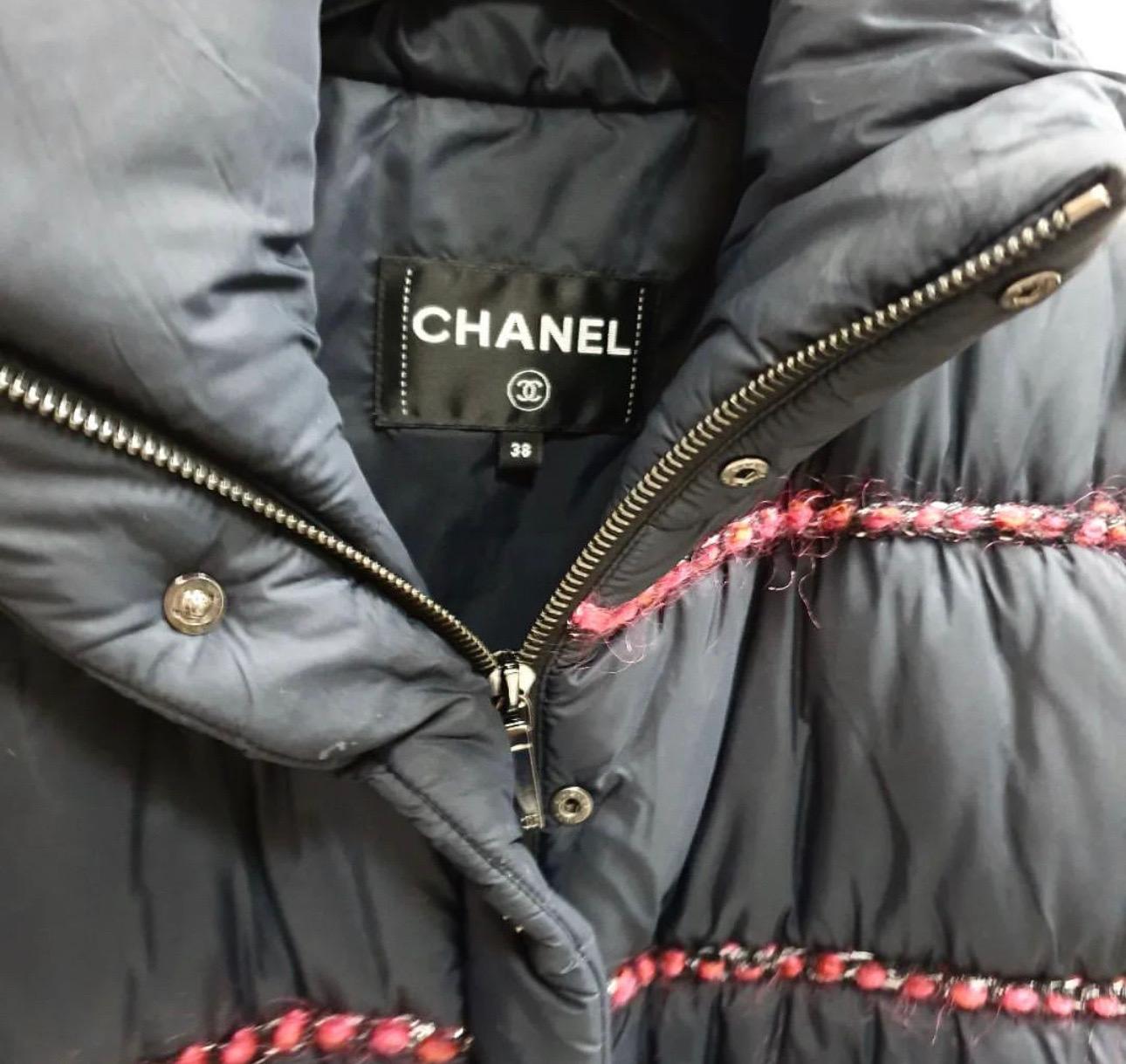 chanel fw 2000 puffer jacket