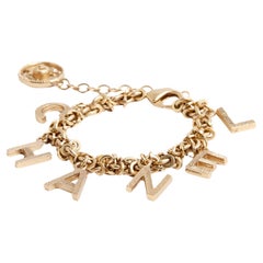 Chanel FW2003 Letters Chain Bracelet 