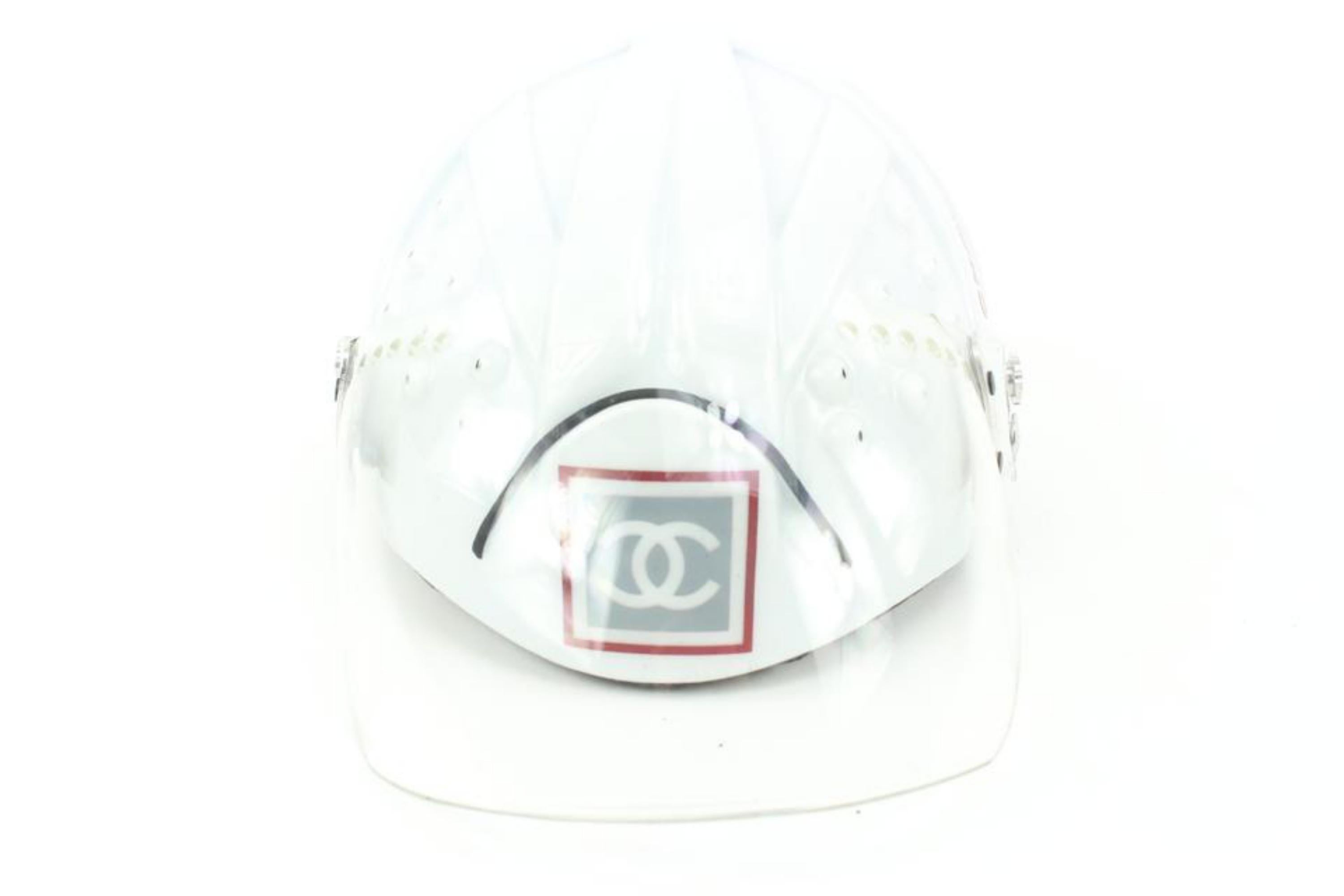 Gray Chanel FW21 CC Sports Mountaineer Helmet Bicycle Ski Shield Mask 88c27s