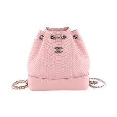Chanel Gabrielle Backpack Python Small