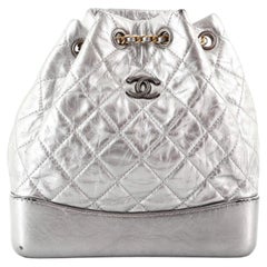 Chanel Gabrielle Backpack Quilted Aged Calfskin Small