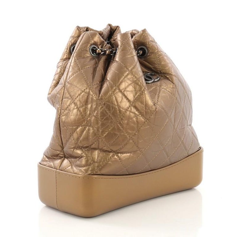 Chanel Gabrielle Backpack Quilted Calfskin Small at 1stDibs