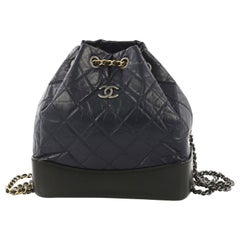Chanel Gabrielle Backpack Quilted Calfskin Small 