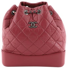 Chanel Gabrielle Backpack Quilted Calfskin Small