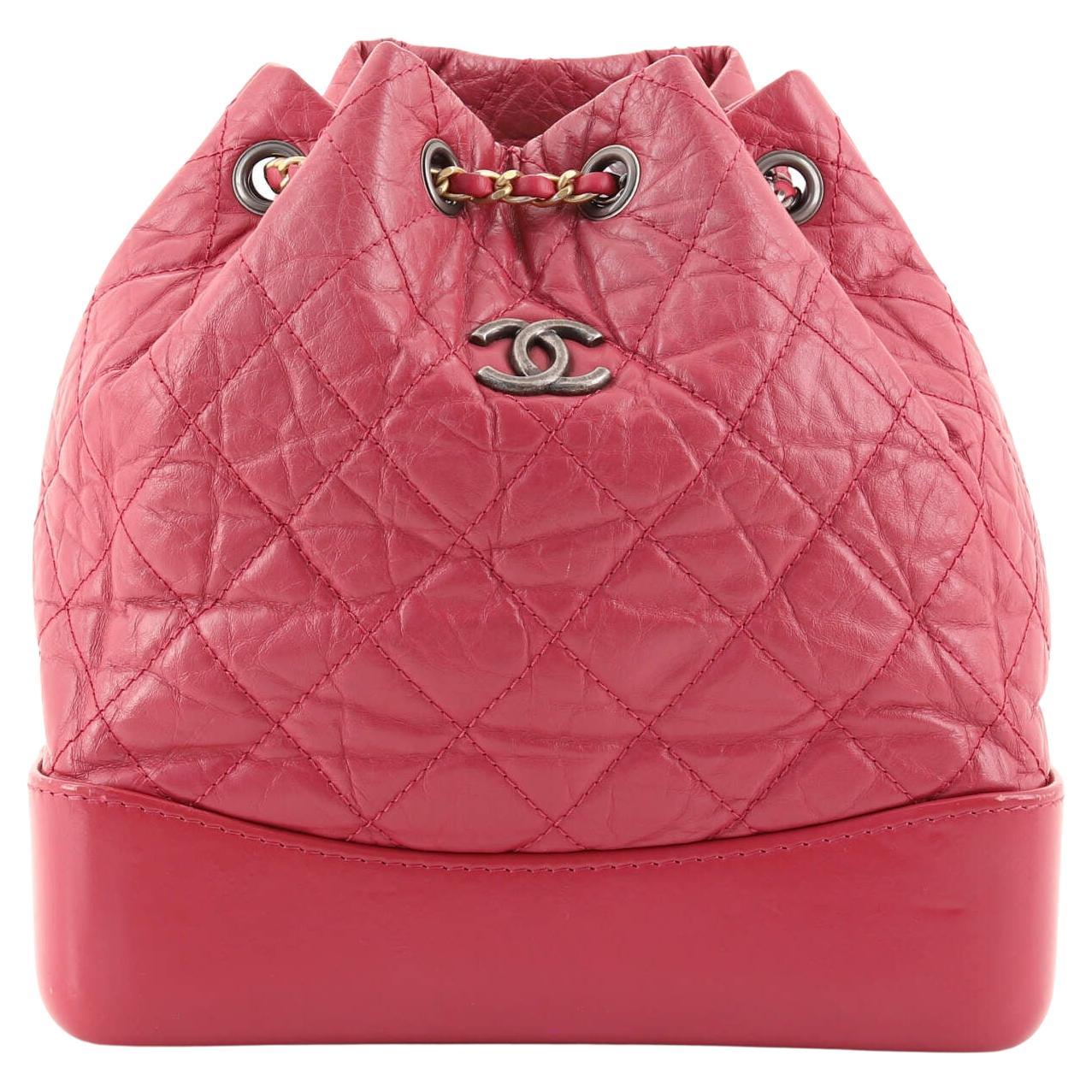 Chanel Gabrielle Backpack Quilted Calfskin Small at 1stDibs chanel