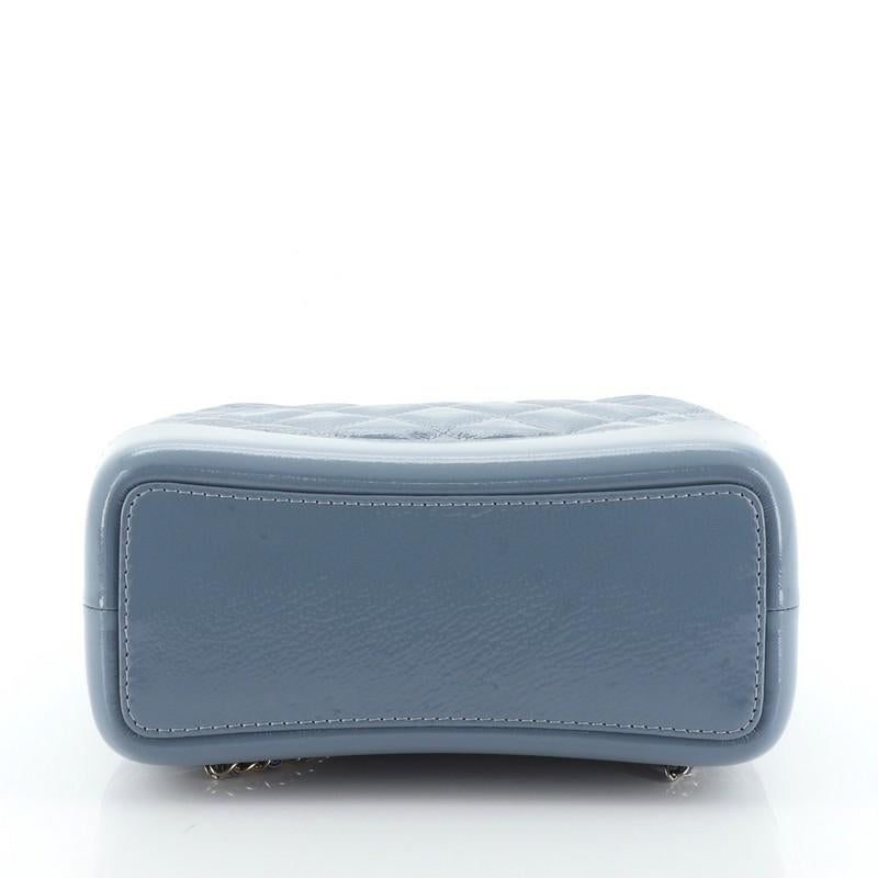 chanel backpack blue