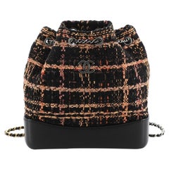Chanel Gabrielle Mini Chainlink Two Tone Tweed Cross Body Bag CC-0806N-0001  For Sale at 1stDibs