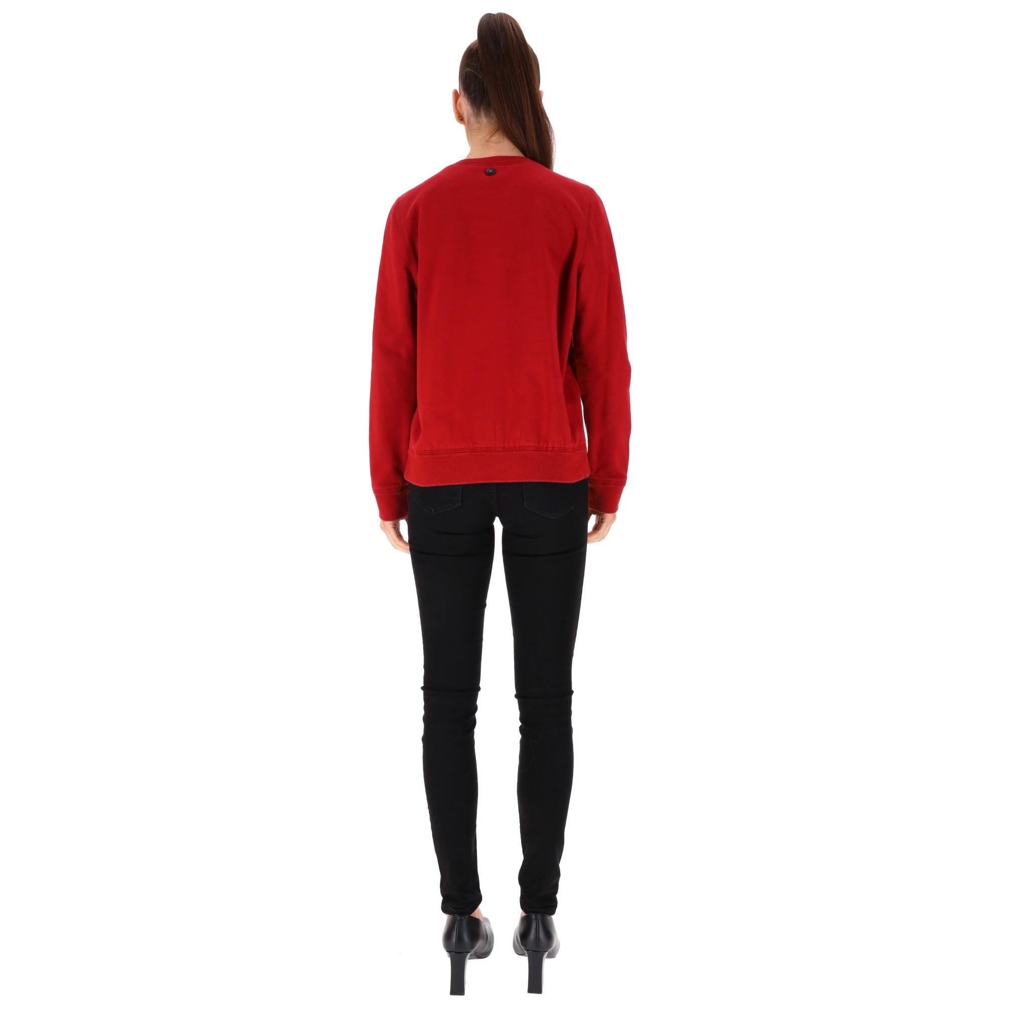 Chanel 'Gabrielle Chanel' Cotton Sweatshirt In Good Condition For Sale In London, GB