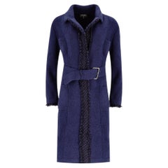 Chanel 'Gabrielle Coco' Embroidered Belted Cashmere Coat