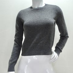 Chanel Gabrielle Coco Grey Cashmere Sweater