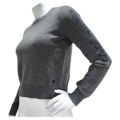 Chanel Gabrielle Coco Grey Cashmere Sweater