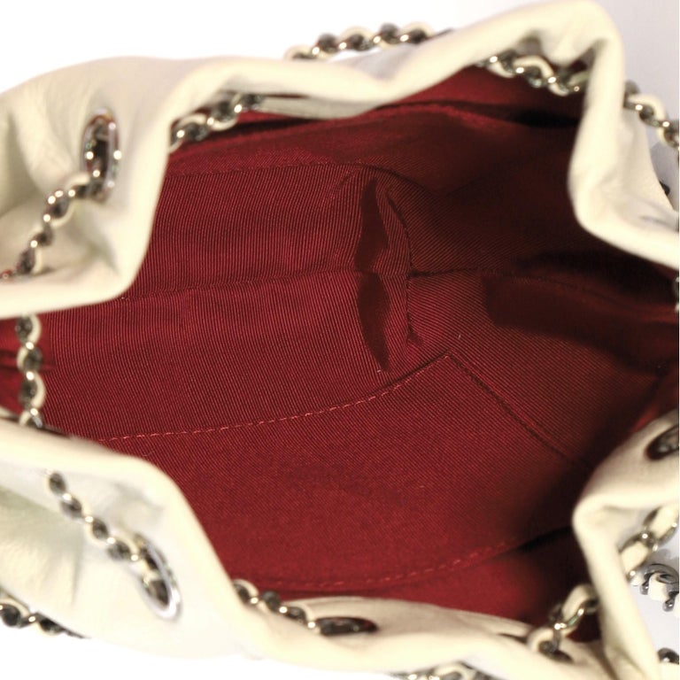 Chanel Gabrielle Drawstring Bag Quilted Calfskin Small at 1stDibs