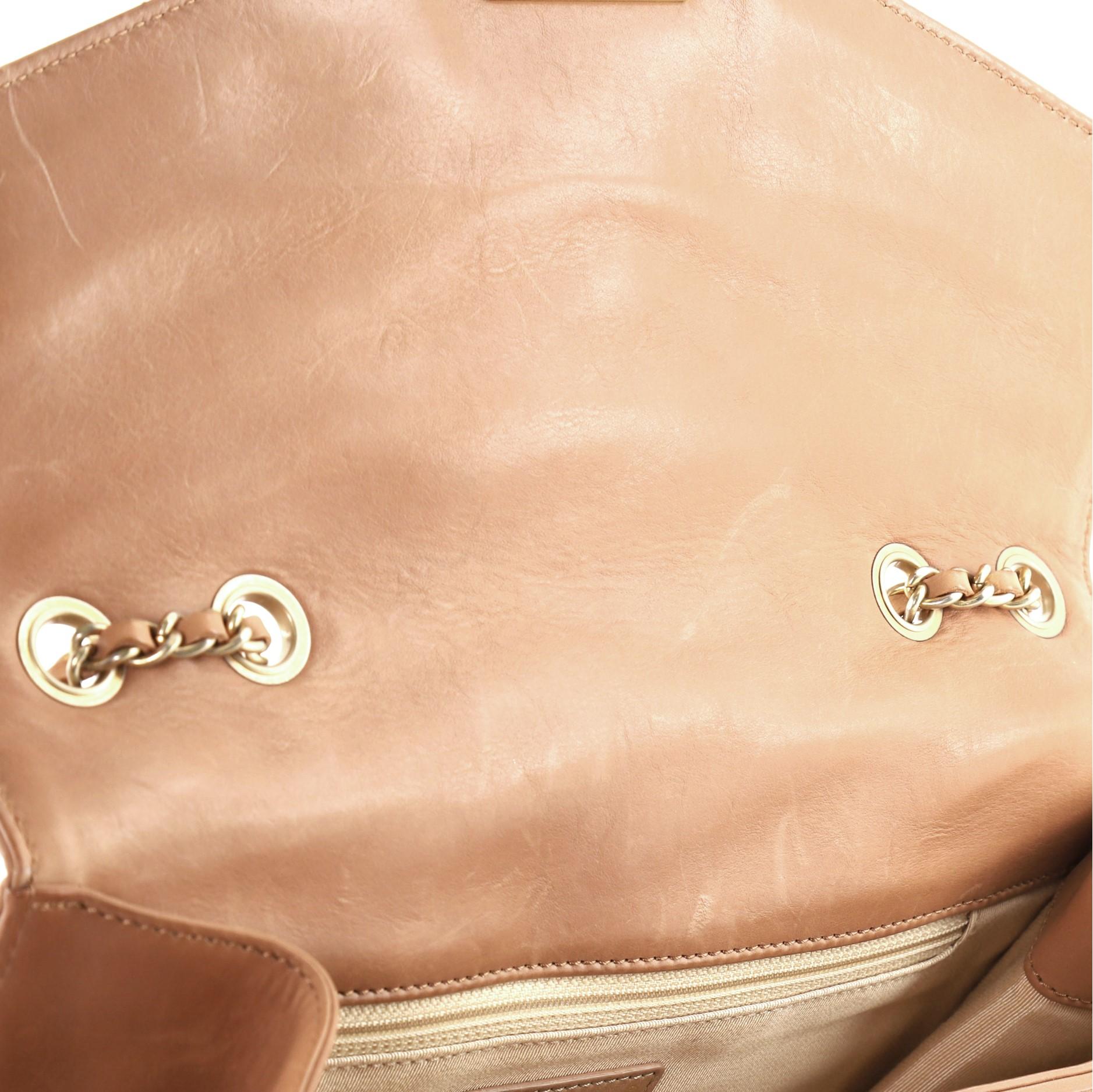 Chanel Gabrielle Flap Bag Chevron Leather Medium 2