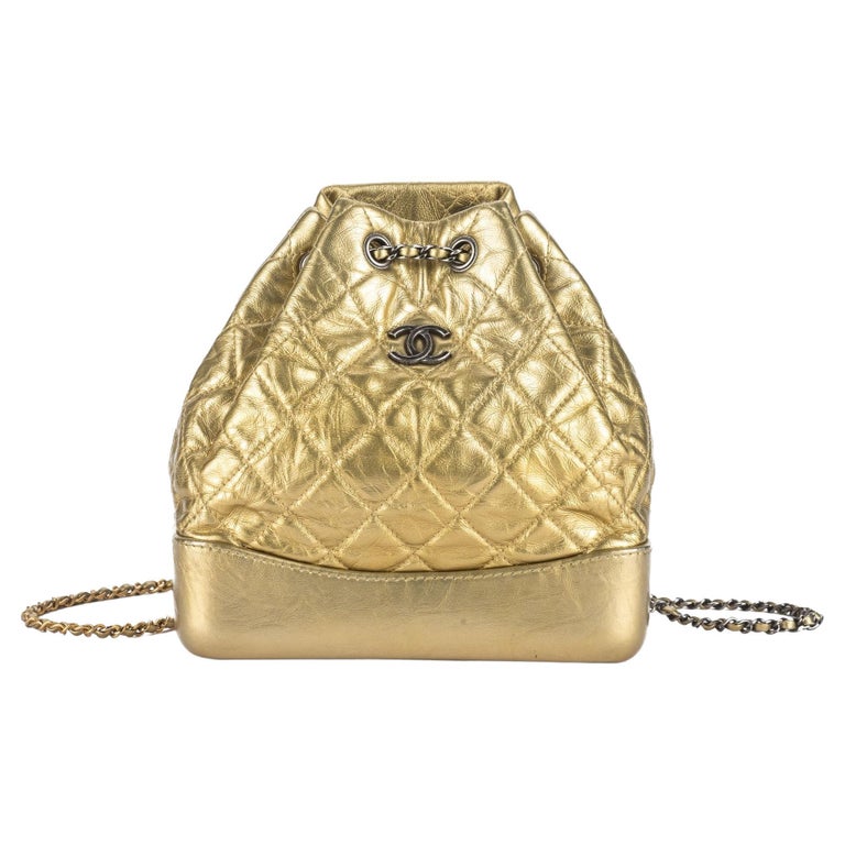 chanel gabrielle backpack mini Small Aged Calfskin Luxe Du Jour tone metal Chanel Small Gabrielle Backpack -