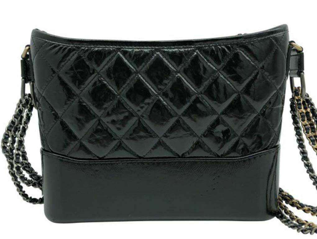 Women's or Men's Chanel Gabrielle Handbag- Black For Sale