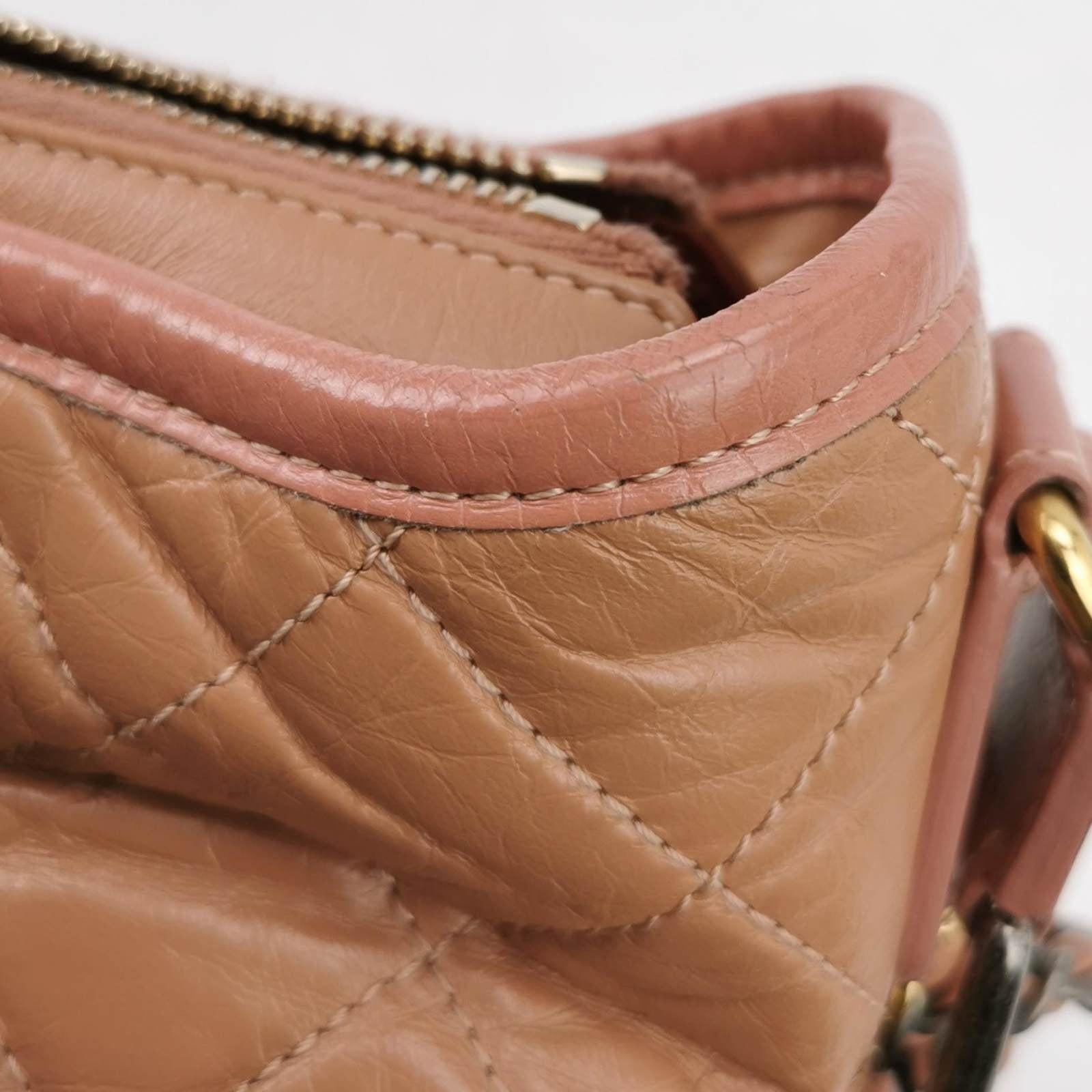 Chanel Gabrielle Hobo 2017 Pink Leather Small Crossbody Bag 2
