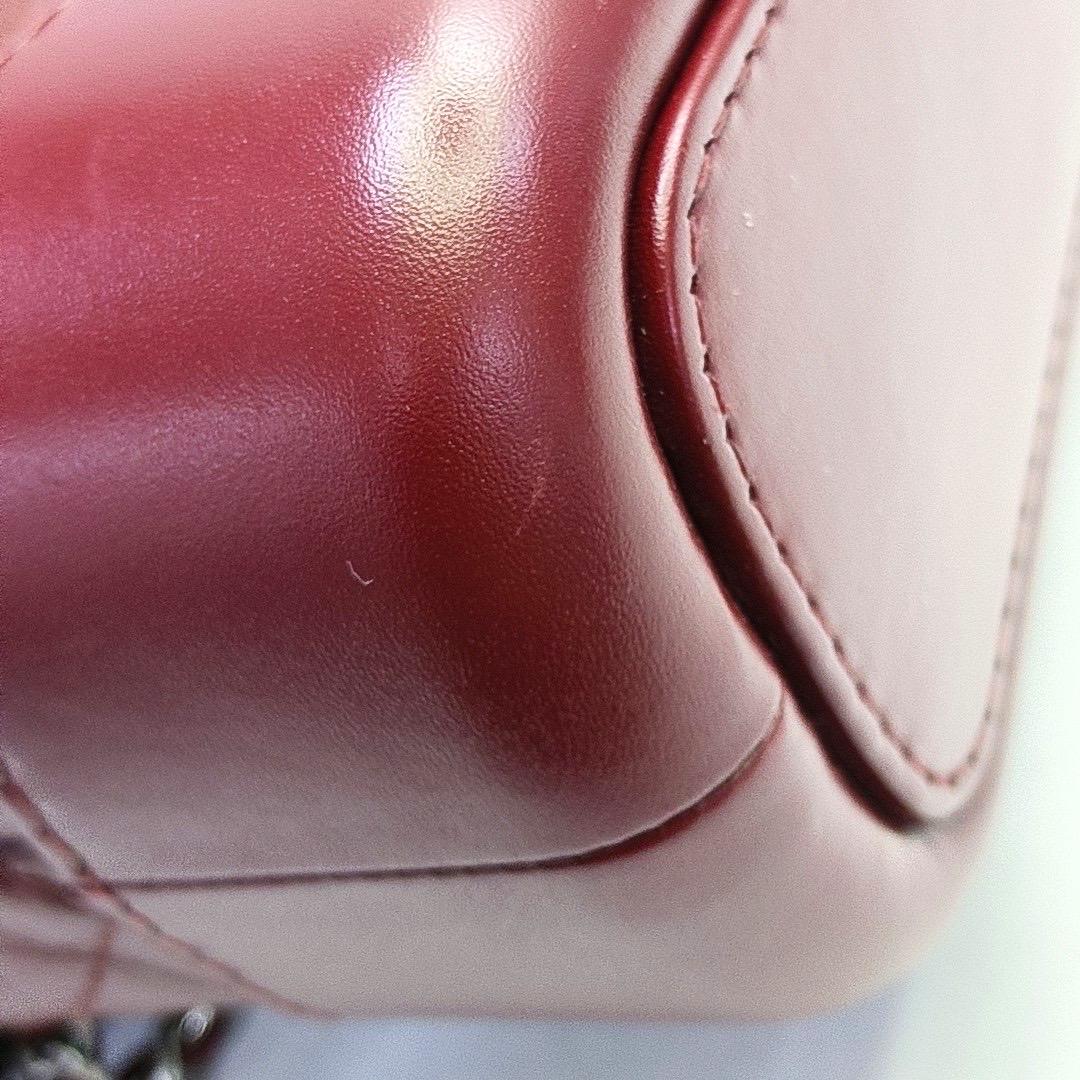 Chanel Gabrielle Hobo 2018 Burgundy Leather Small Crossbody Bag For Sale 3