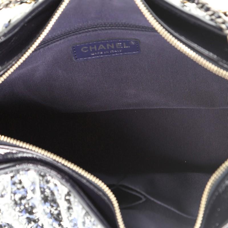Chanel  Gabrielle Hobo Chevron PVC Over Tweed Medium 1