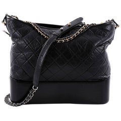 Chanel Gabrielle Hobo Quilted Aged Calfskin Large