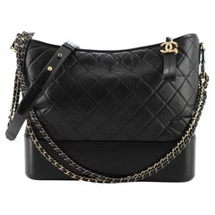 Chanel Gabrielle Hobo Quilted Aged Calfskin Large