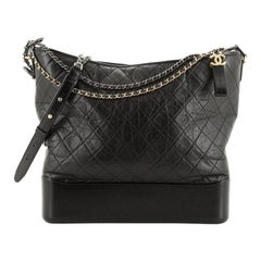 Chanel Gabrielle Hobo Quilted Aged Calfskin Maxi