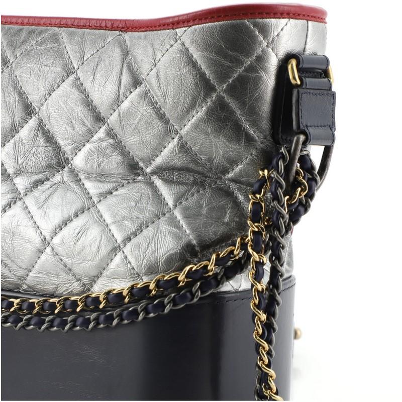 Chanel Gabrielle Hobo Quilted Aged Calfskin Medium In Good Condition In NY, NY