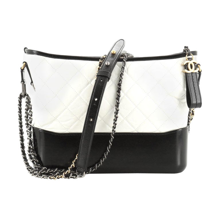 Chanel Gabrielle Hobo Quilted Aged Calfskin Medium at 1stDibs