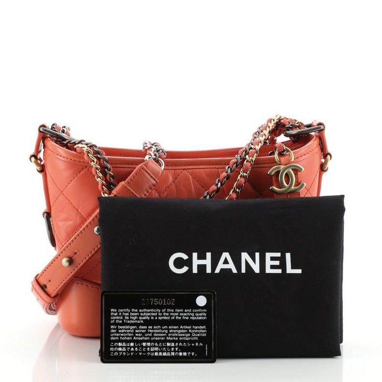 CHANEL] Chanel Gabriel de Chanel Hobo Bag Coco Mark A93824 Calf Gold –  KYOTO NISHIKINO
