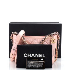 Chanel Gabrielle Hobo Quilted Aged Calfskin Small