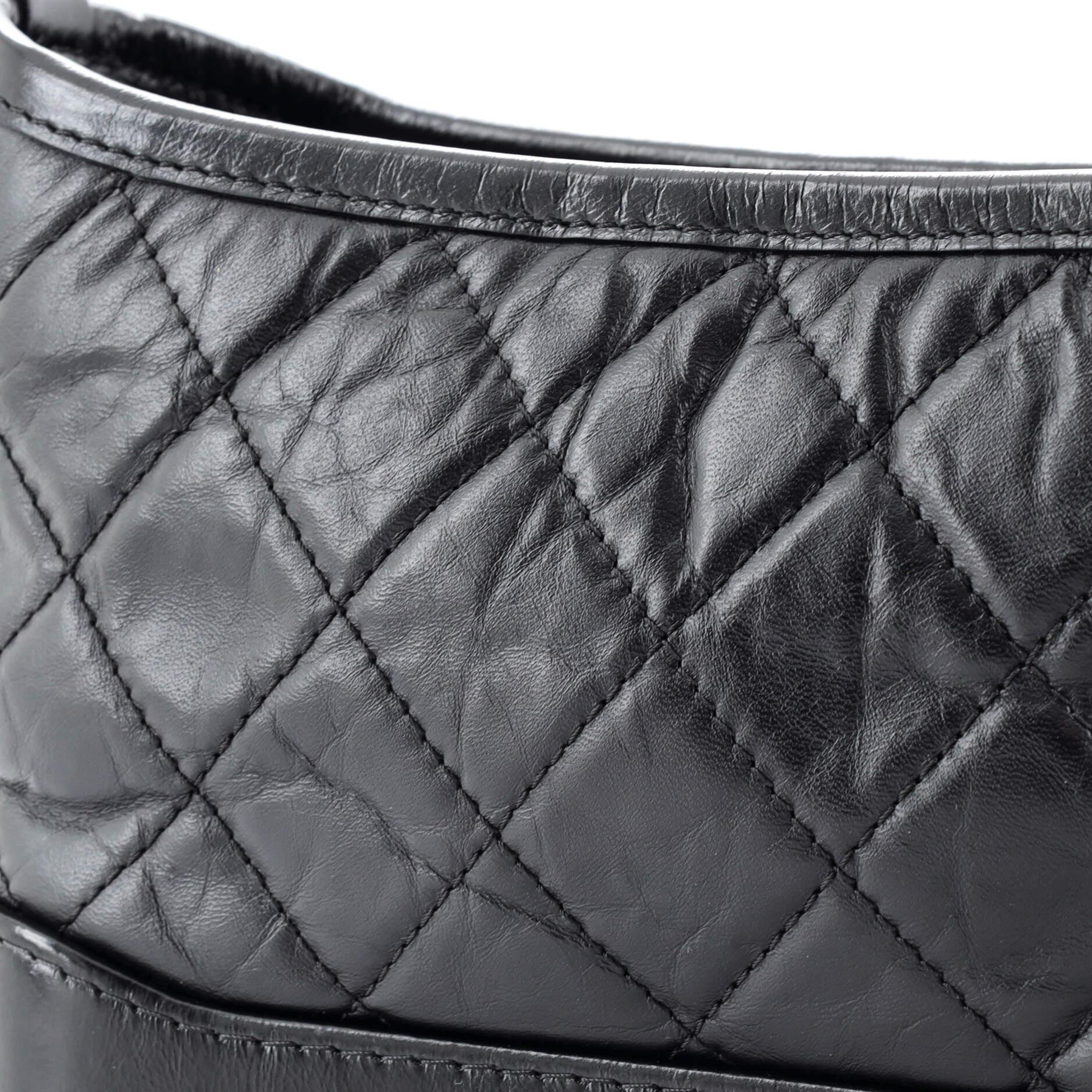 Chanel Gabrielle Hobo Quilted Aged Calfskin Small 4