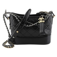 Chanel Gabrielle Hobo Quilted Aged Calfskin Small