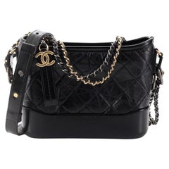 Chanel Gabrielle Hobo Quilted Aged Calfskin Small
